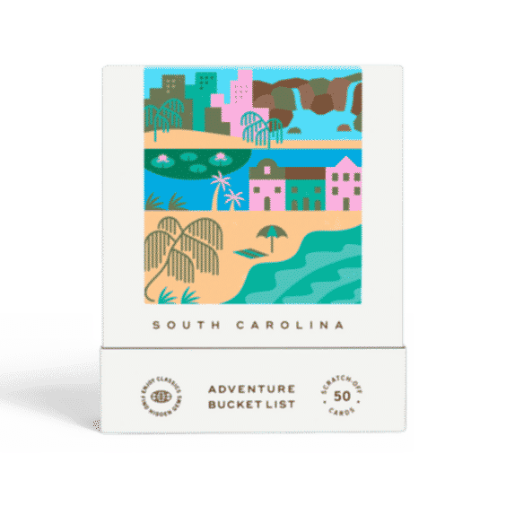 South Carolina Adventure Bucket List 50 Scratch-Off Cards