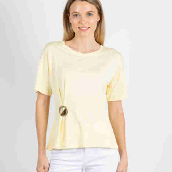 Aisha Brooch Tee