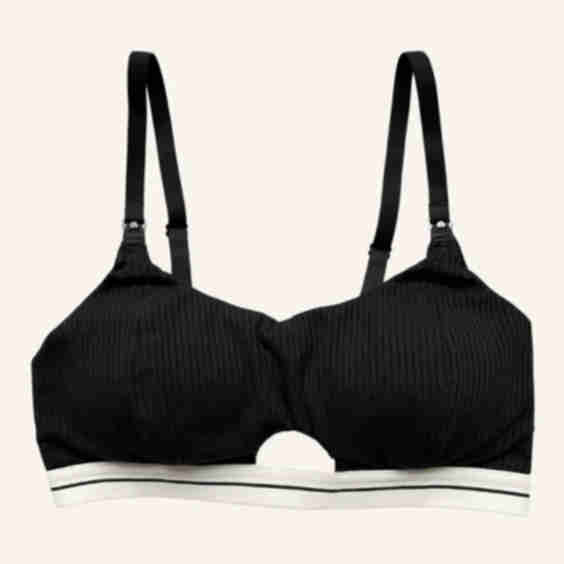 Rib Organic Cotton Nursing Bralette