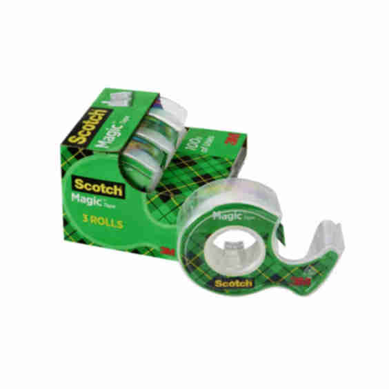 Magic Tape With Dispensers 3pk