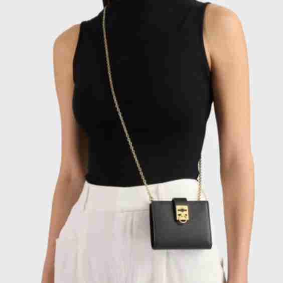 Shoulder Chain For Stance Flap Wallet Gold