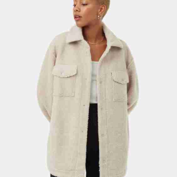 Recycled Boucle Fleece Jacket