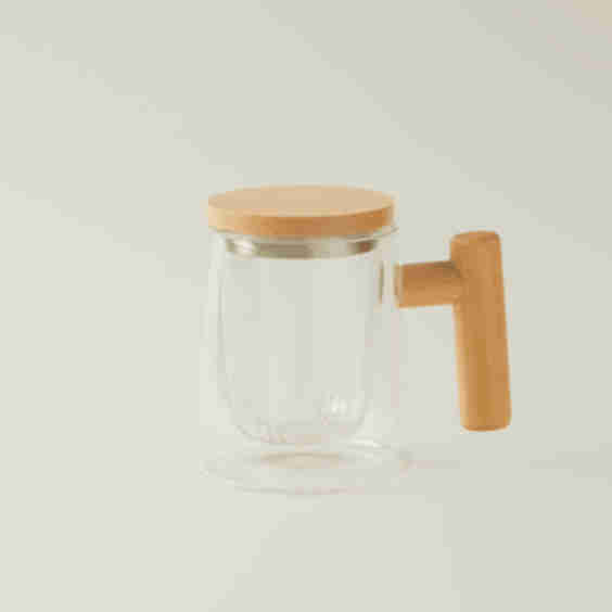 Glass Tea Brewer - Wooden Handle