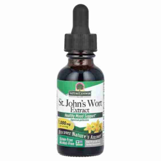  St. John's Wort Extract, Alcohol-Free, 1,000 mg, 1 fl oz (30 ml)