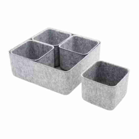 Felt Square Storage Bins