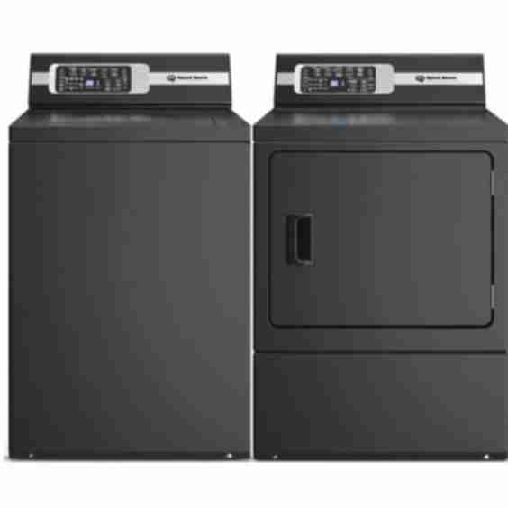 Side-By-Side Top Load Washer And Gas Dryer Set