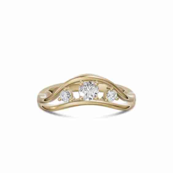 Tidal Band Moissanite