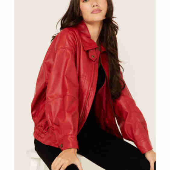 Faux Leather Jacket
