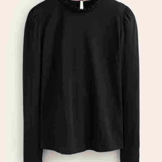 Supersoft Frill Detail Top