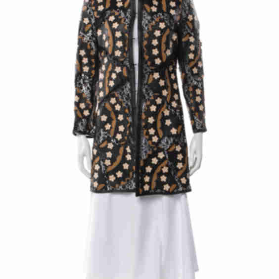 Lace Printed Coat