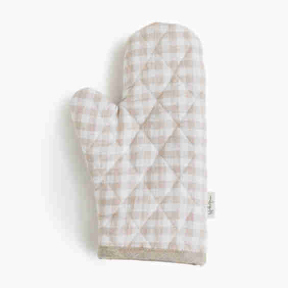 Linen Oven Mitt