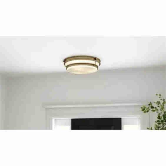 Armstrong 14" Wide Square Flush Mount Ceiling Fixture