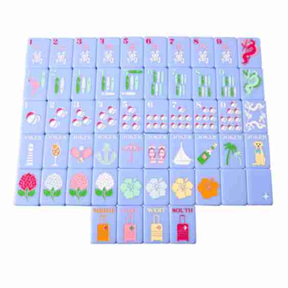 Bespoke x Gray Malin Beach Club Mahjong Tiles