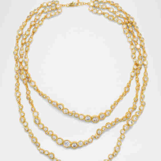 Asterales CZ Layered Necklace