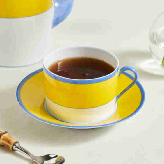 Monet Porcelain Breakfast Cup and Saucer (Set of 2)