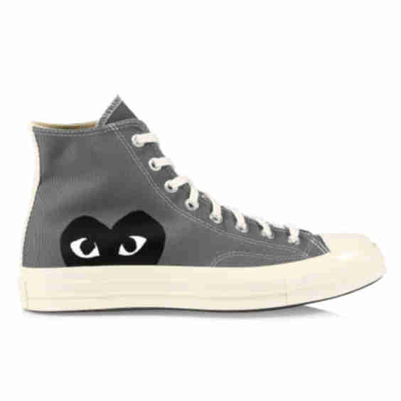 Comme des Garçons x Converse Chuck Taylor All Star Single Heart High-Top Sneakers