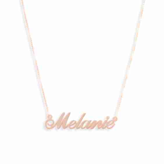 Engraved Nameplate Necklace