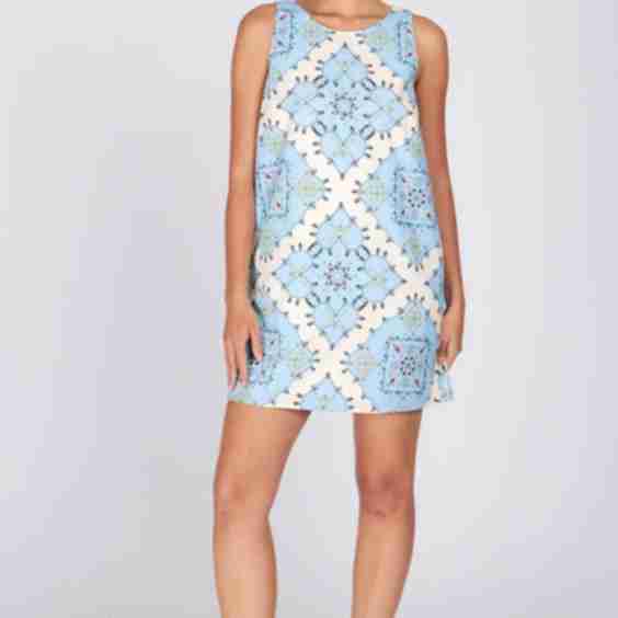 Lola Linen Blend Sleeveless Mini Dress