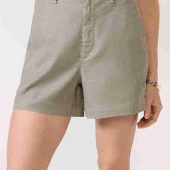 Joelle Stretch Linen Shorts