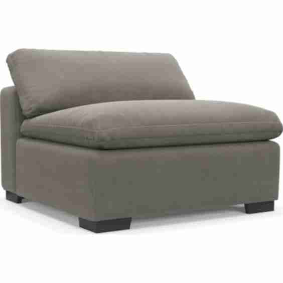 Plush Armless Chair