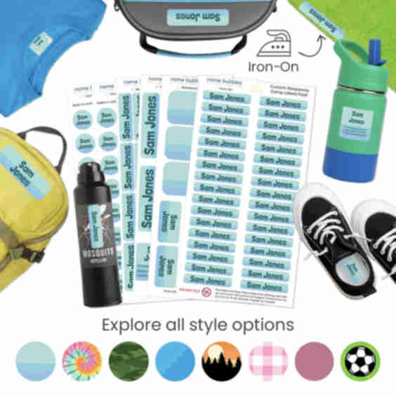 Custom Sleepaway Camp Labels Pack