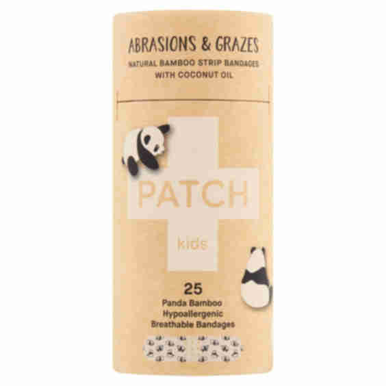 Panda Bamboo Bandages with Coconut Oil, 25 Count