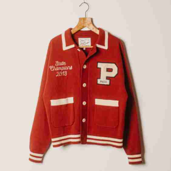 Varsity Knitted Cardigan