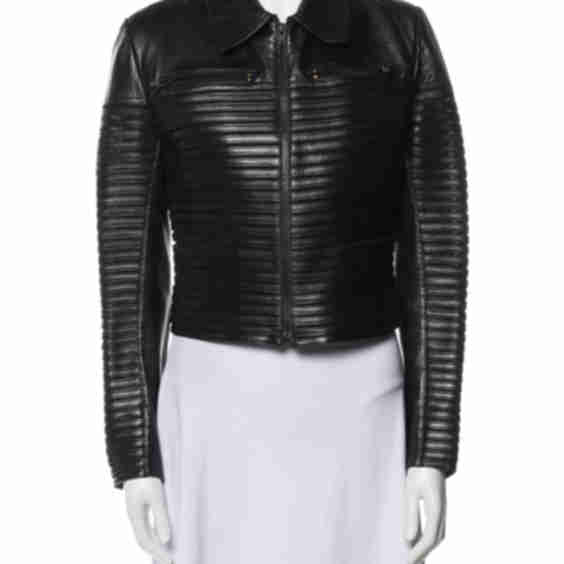Vintage Leather Biker Jacket
