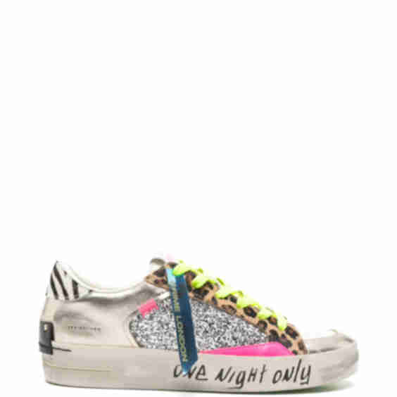 Glitter-Embellishment Sneakers