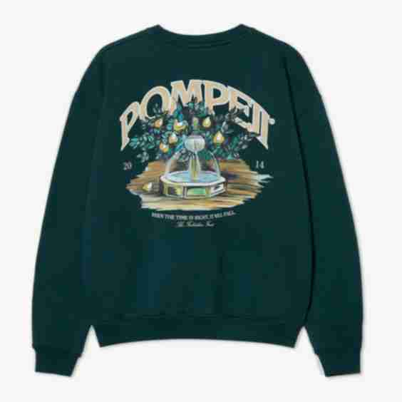 Fountain Pine Graphic Crewneck Sweatshirt