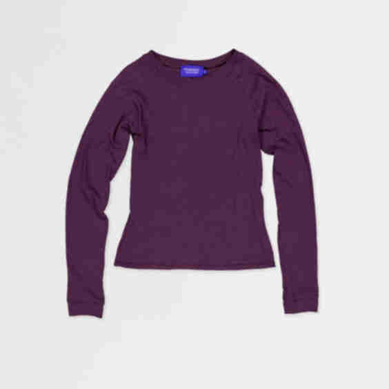 Beam V-Neck Top Purple