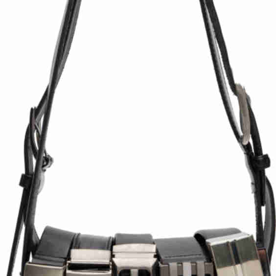 Buckle Baguette Bag