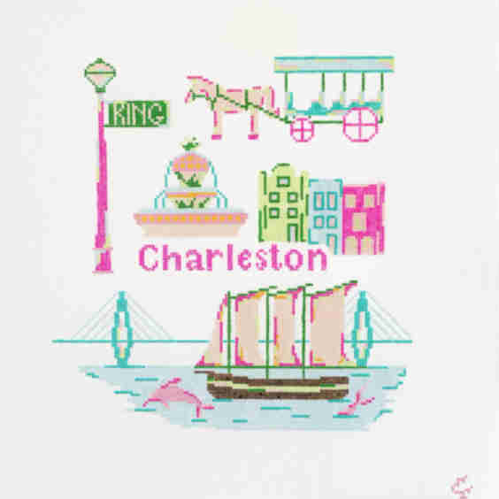 Charleston Needlepoint Canvas