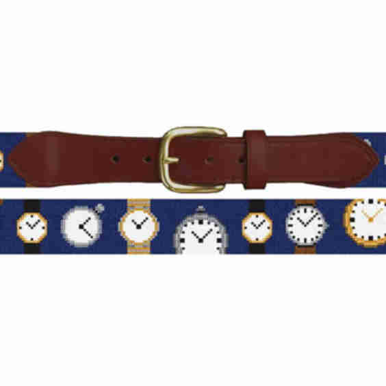 A Stitch In Time Needlepoint Belt