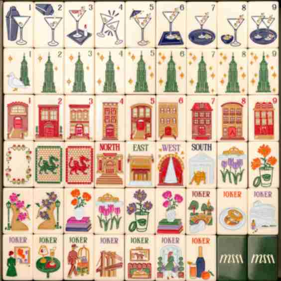 Empire State of Mahj Tile Set