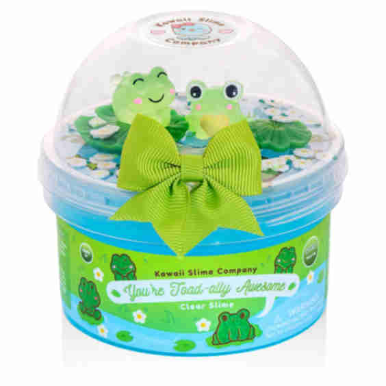 You're Toad-Ally Awesome Clear Signature Dome Slime