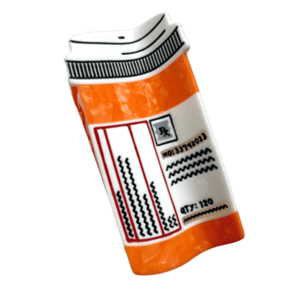 Prescription Bottle Hair Claw