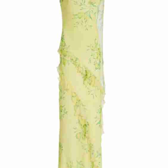 Hemera Maxi Dress in Silk Chiffon 
