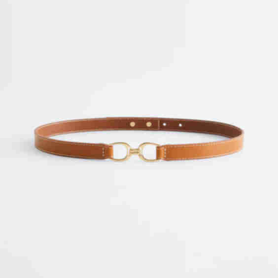 Mid-Waist Leather Belt