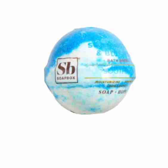 Bath Bomb, Sea Minerals & Blue Iris
