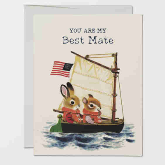 Best Mate Greeting Card