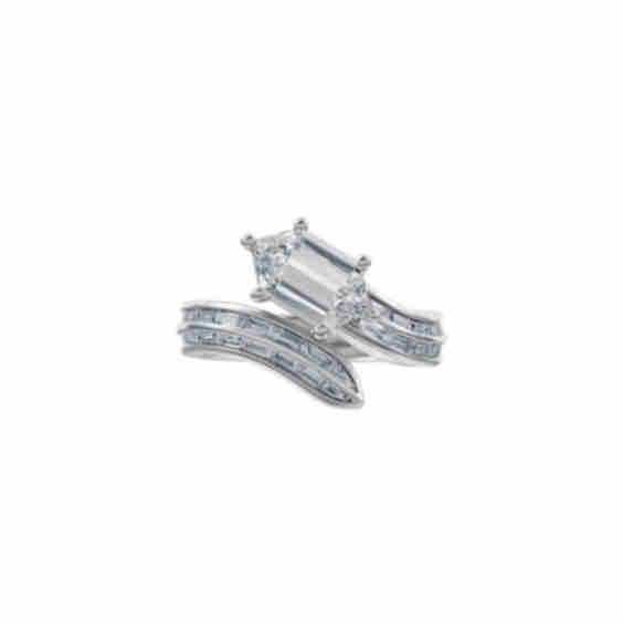 Signature x HF Fine Jewelry Caroline Hexagon Twist Ring