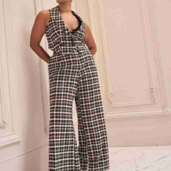 Studio Drapey Relaxed Wide Leg Trouser