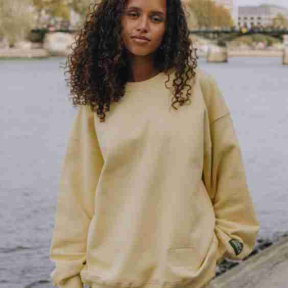 Oversized Fleece Crew Sweatshirt