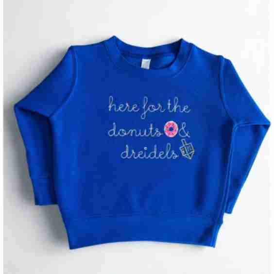 Donuts & Dreidels Hanukkah Sweatshirt