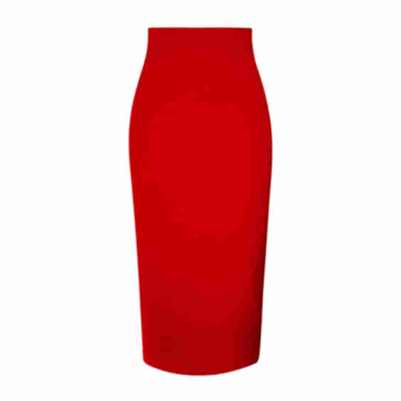 High Waist Midi Skirt