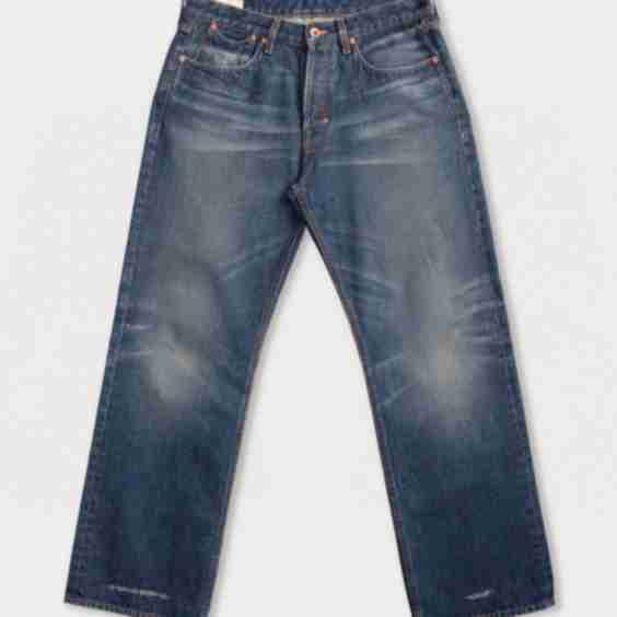 Straight Leg Denim Jeans