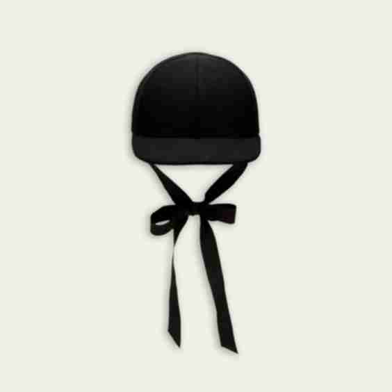 Wool Jockey Hat with Ribbon