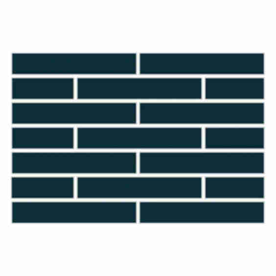 Caspian Sea Matte 1x6 Half Offset Sheeted Tile