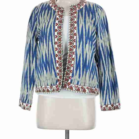 Cotton Print Blazer